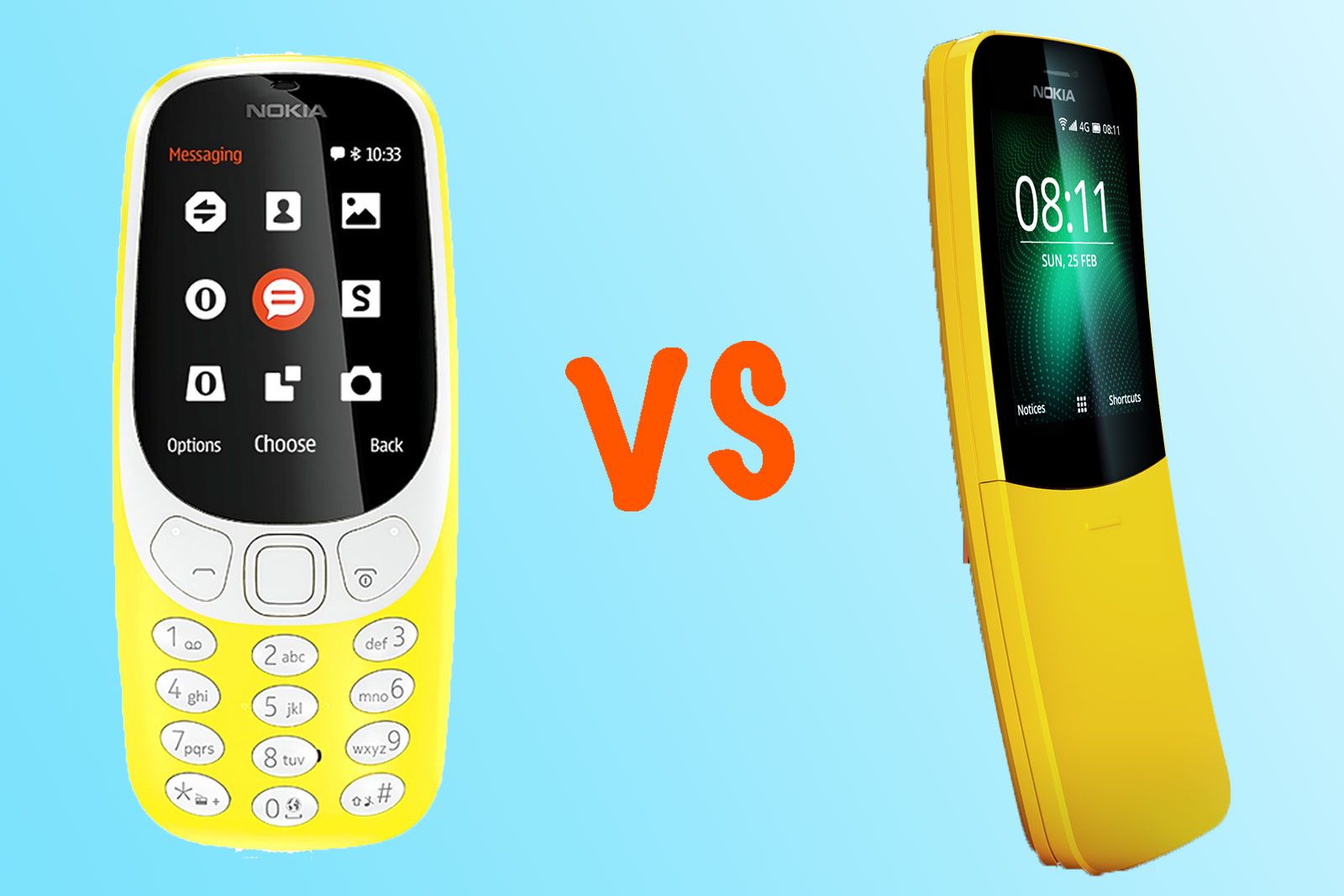Nokia 8110 vs 3310 Whats the difference image 1
