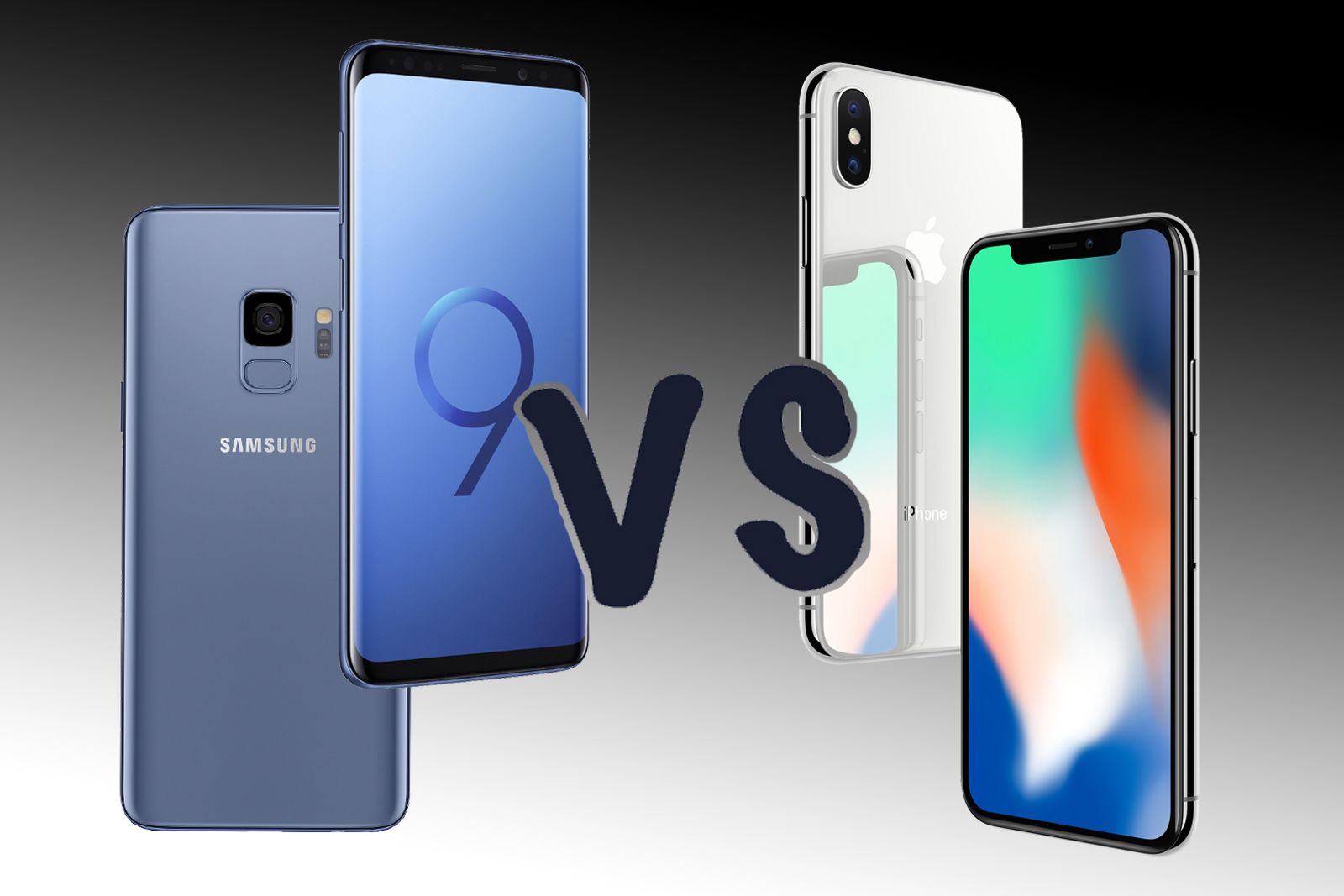 Samsung Galaxy S9 vs Apple iPhone X image 1