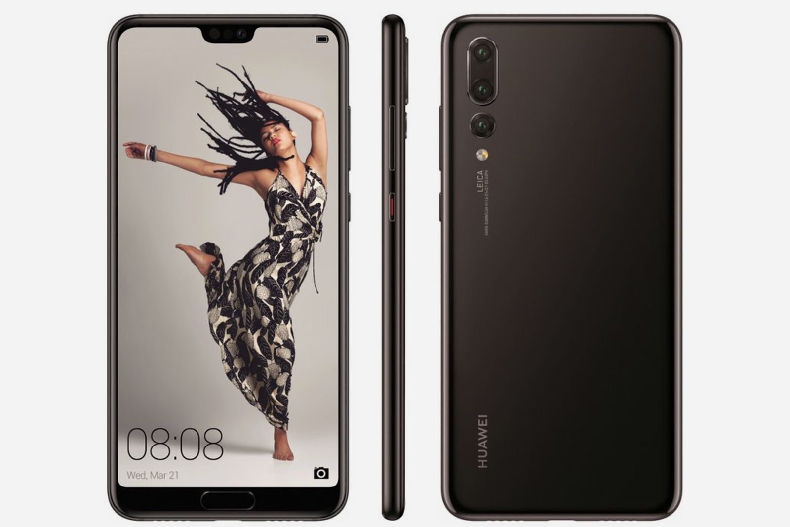 Huaweis full P20 range leaks out Notches triple lenses and all image 1