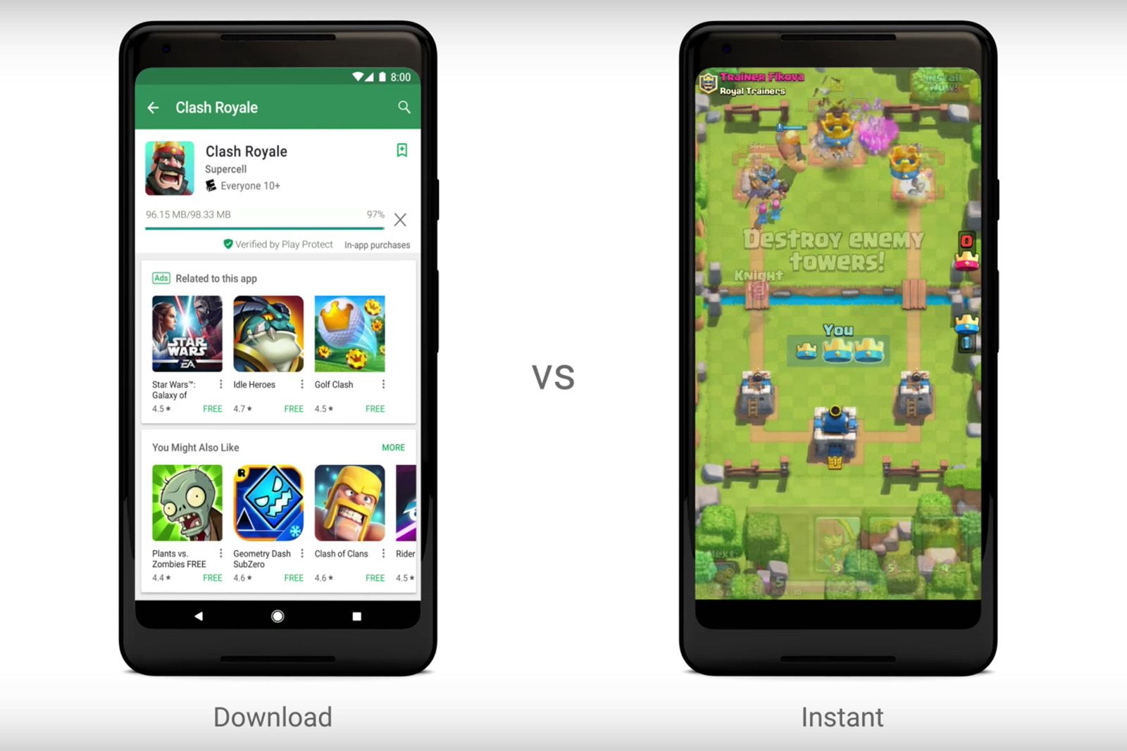 Google Play Instant launches in beta form play games before fully downloading them image 1