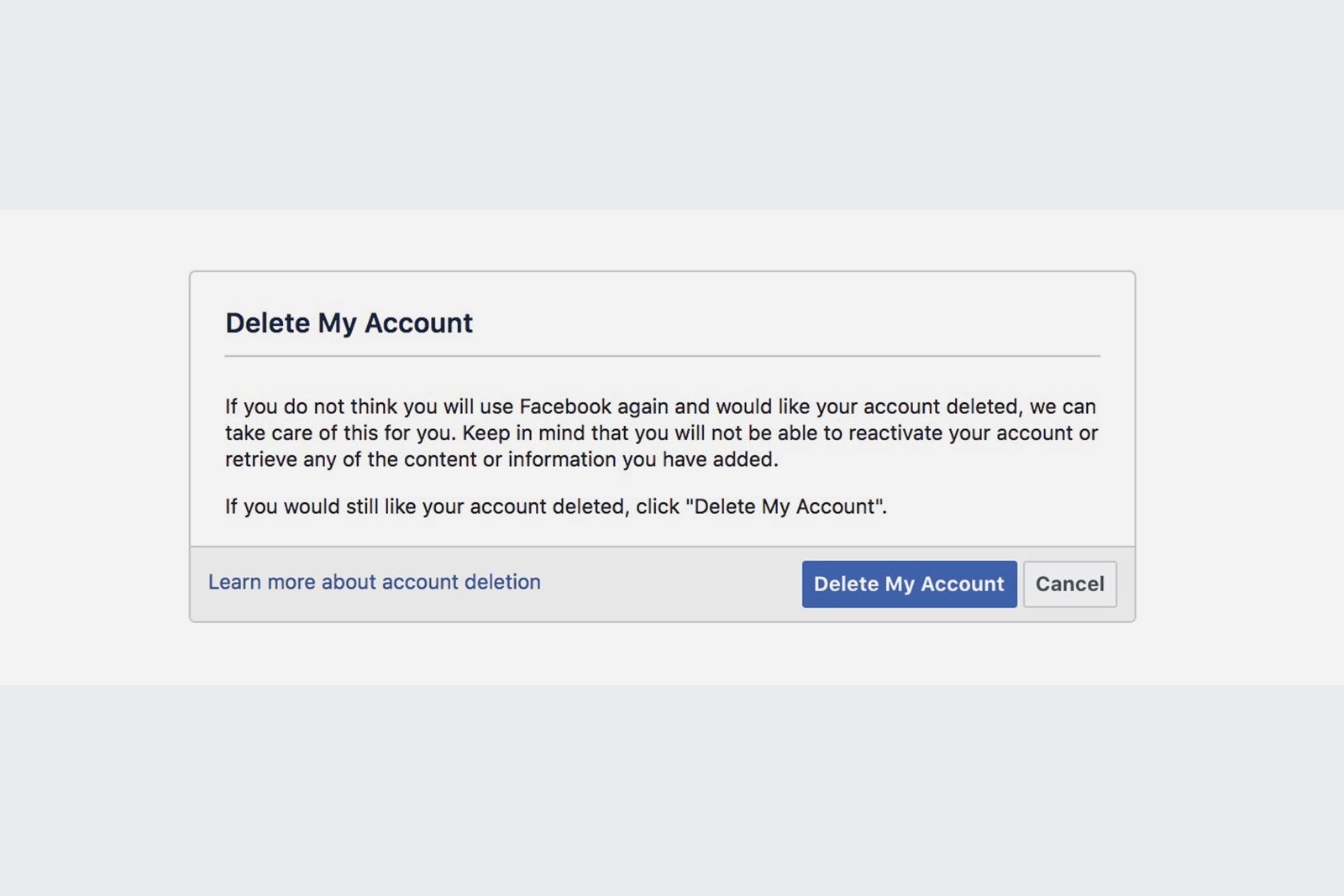 How to delete your Facebook but still keep your photos and more image 2
