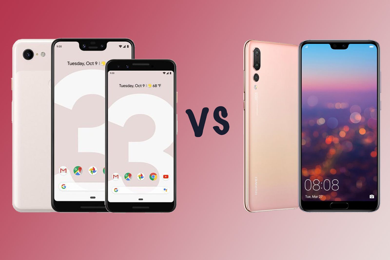 Google Pixel 3 and 3 XL vs Huawei P20 Pro How do they compare image 1