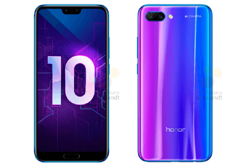 Another great Honor 10 leak shows different colours and specs image 1