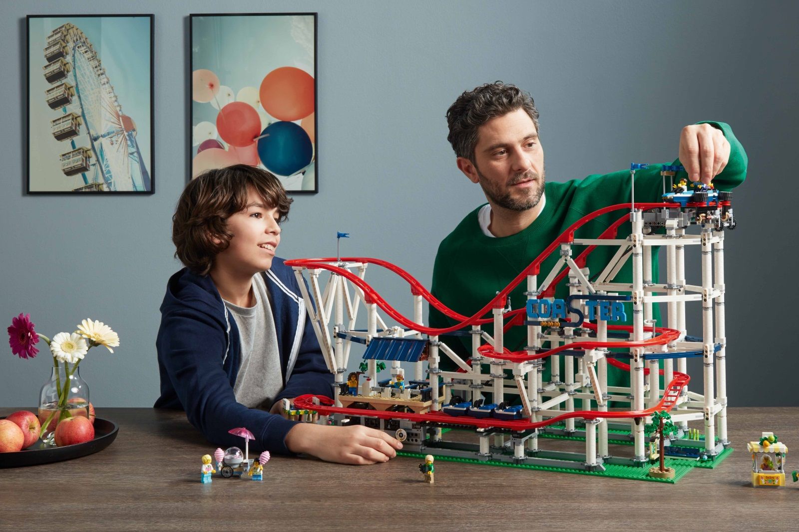 This roller coaster is one of the biggest Lego sets ever - and it can even be powered image 1