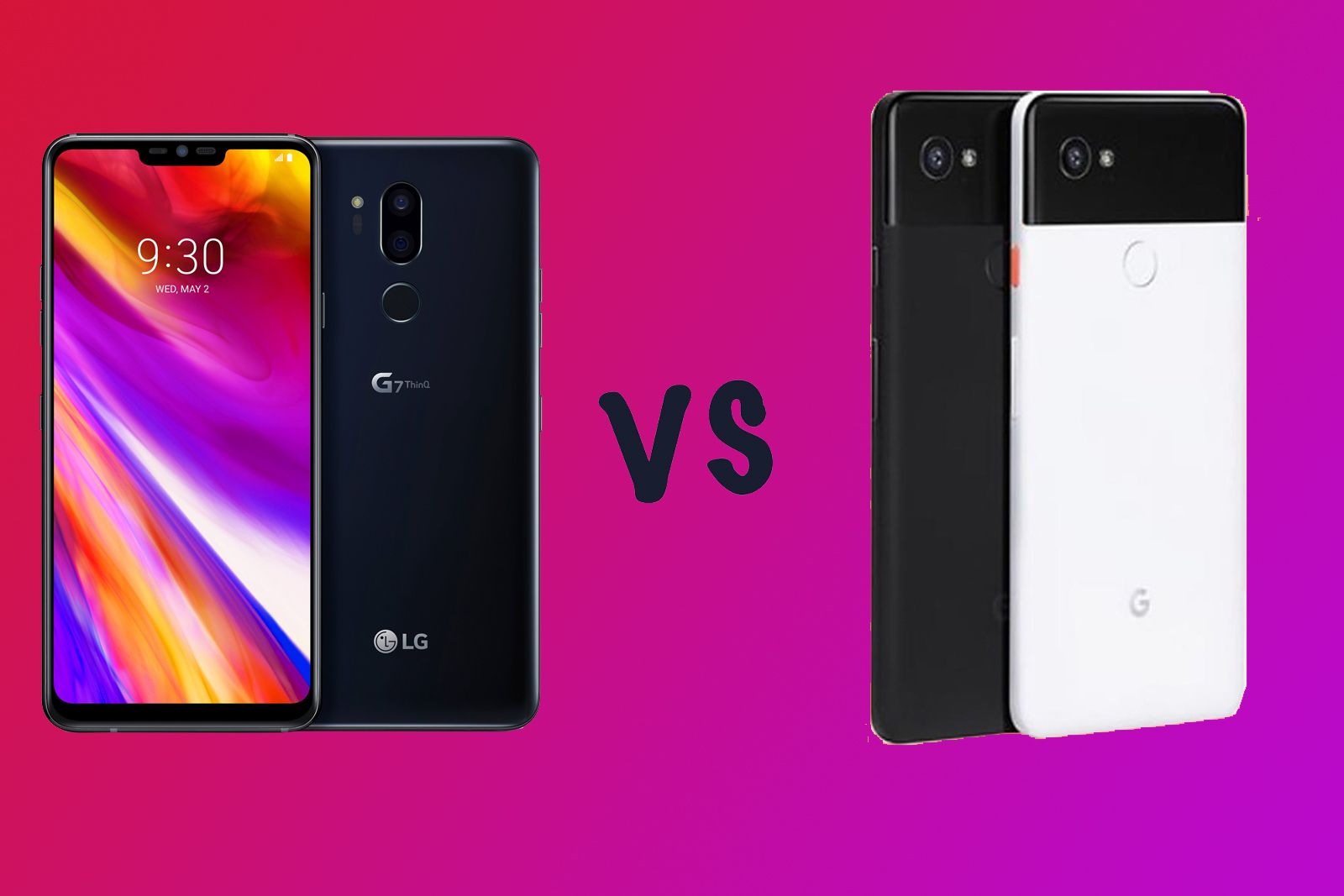 LG G7 ThinQ vs Google Pixel 2 XL Whats the difference image 1