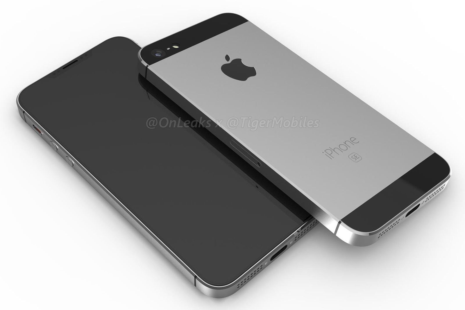 Apple iPhone SE 2 renders surface showing notch Face ID image 1