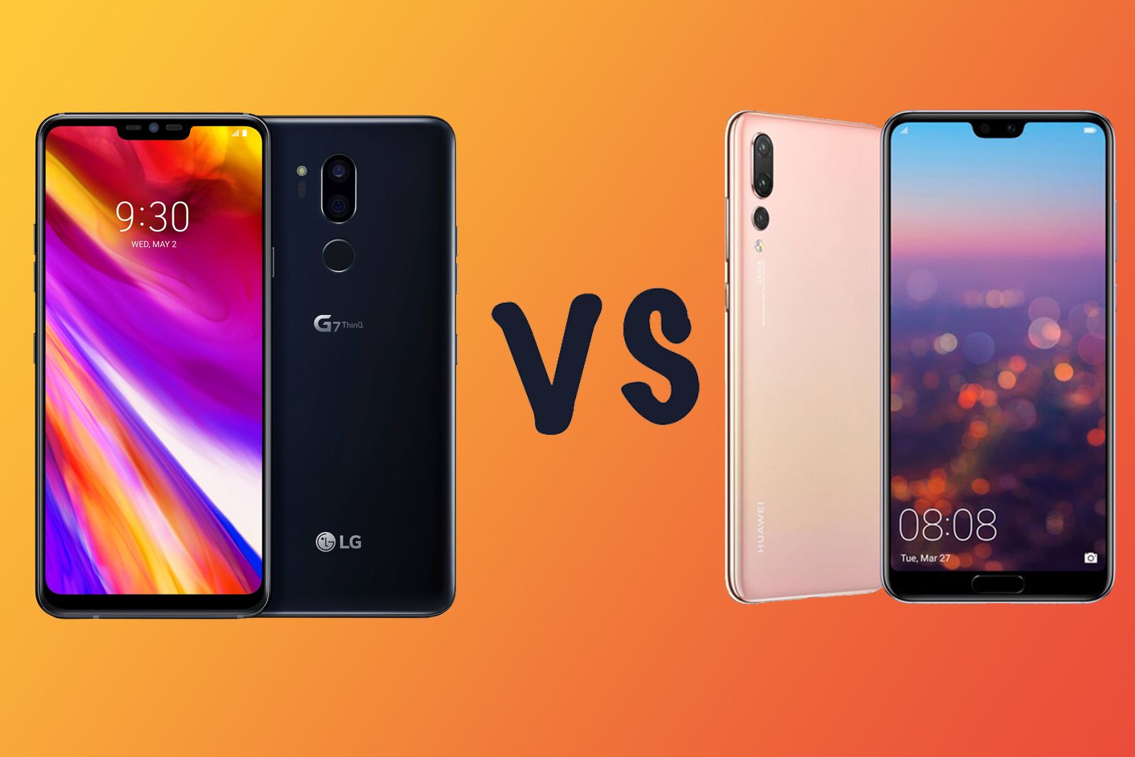 LG G7 ThinQ vs Huawei P20 Pro Whats the difference image 1