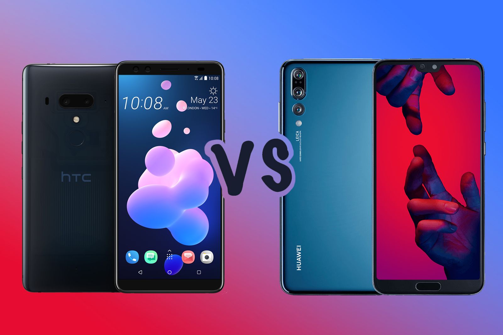 De andere dag atomair chatten HTC U12+ vs Huawei P20 Pro: What's the difference?