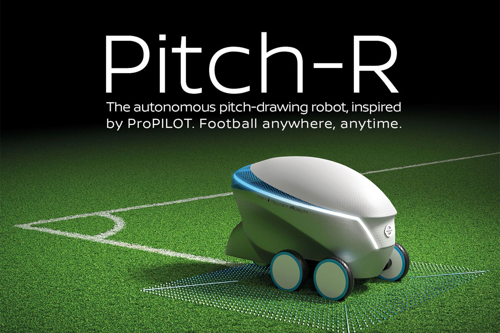 Nissan Pitch-R is a self-driving pitch-drawing robot image 1