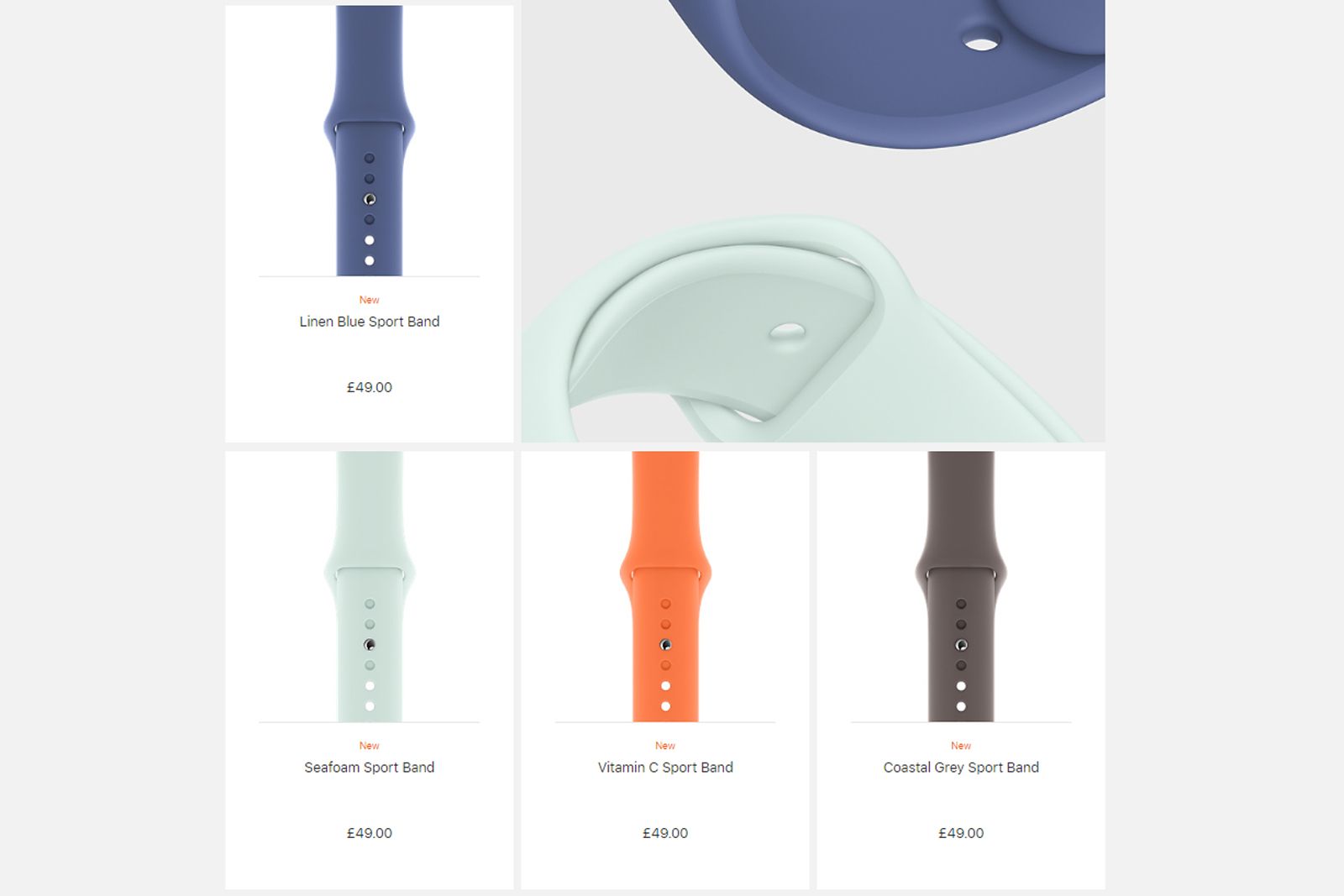 New summer colours Apple Watch bands image 1