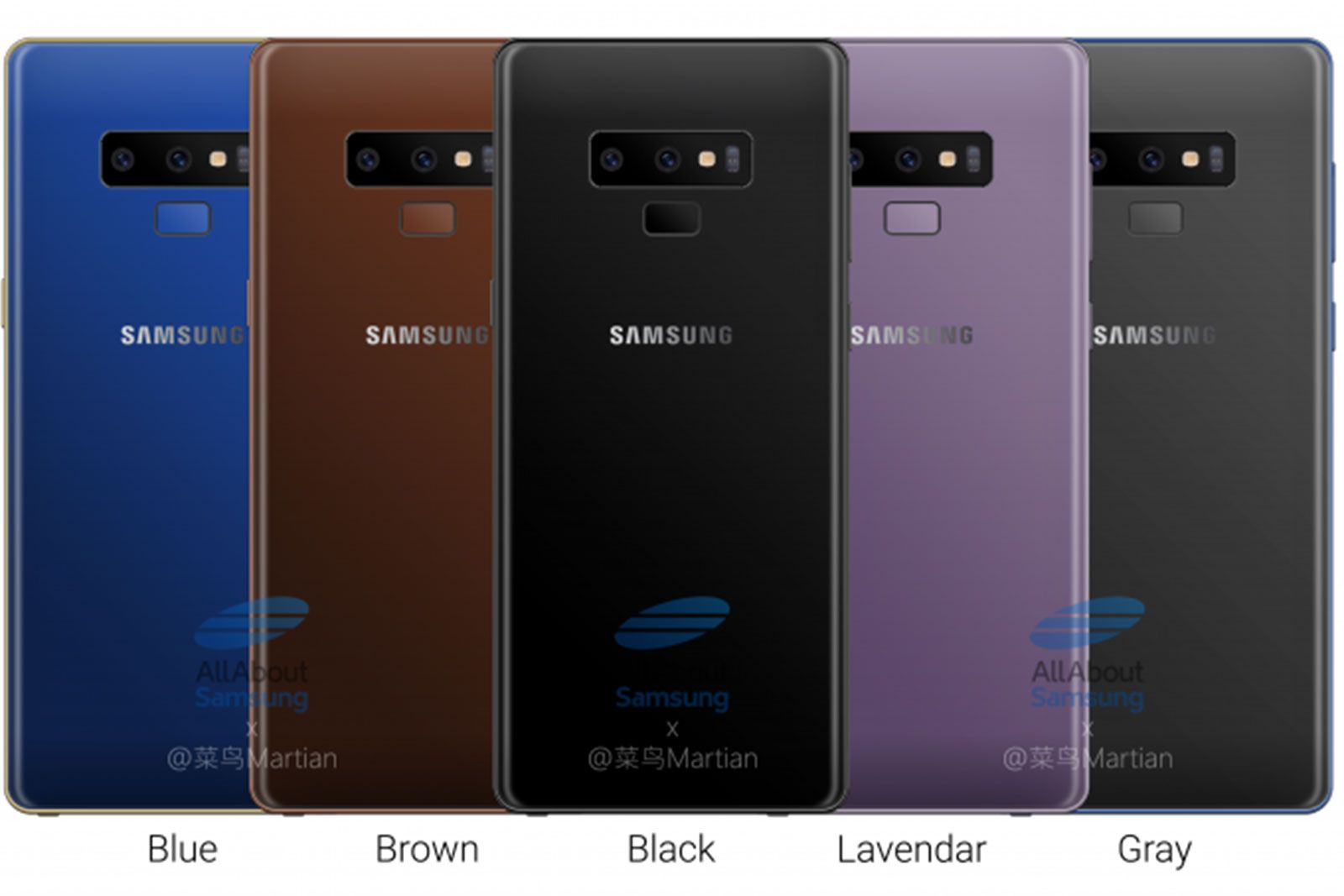 Samsung Galaxy Note 9 colour options revealed which is your favourite image 1