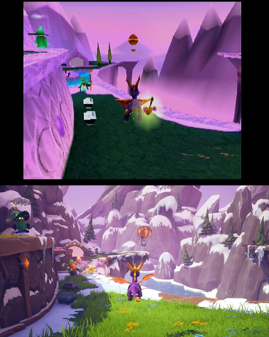 Spyro before and after image 1