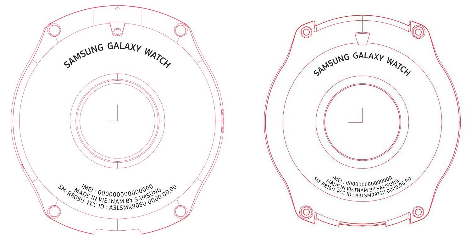 Samsung Galaxy Watch likely to come in two sizes LTE support on both image 2