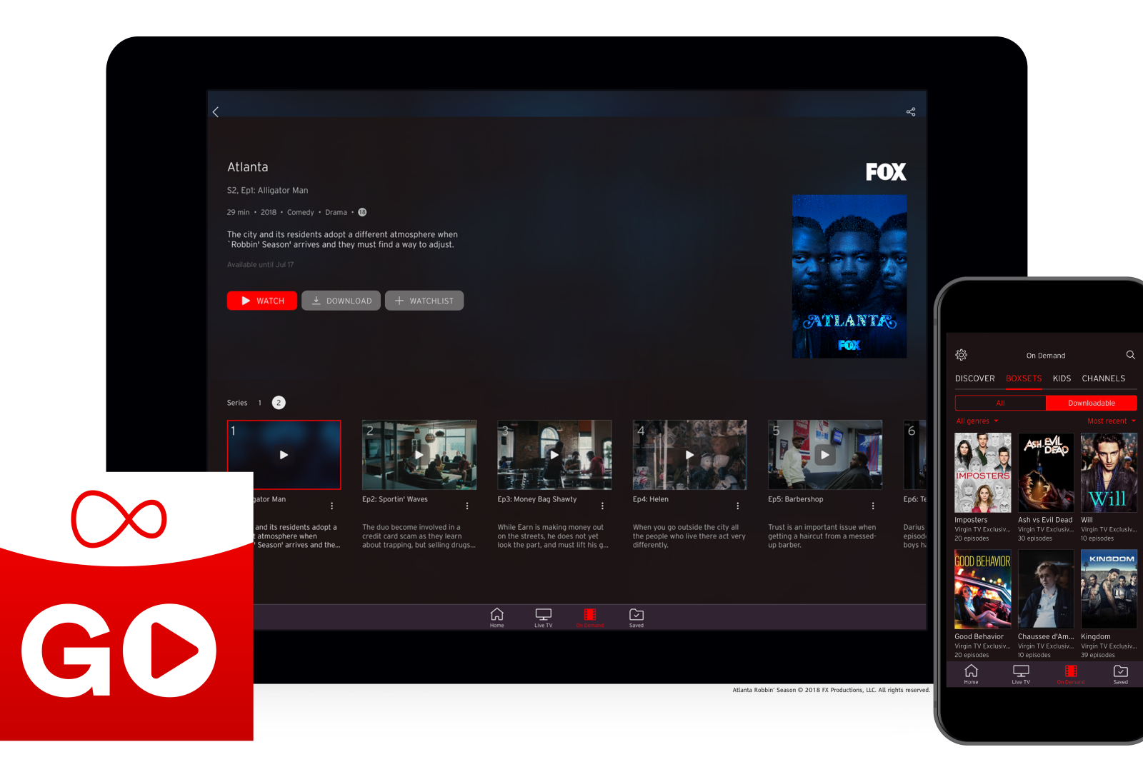 You can now download Virgin Media shows to your phone or tablet image 1