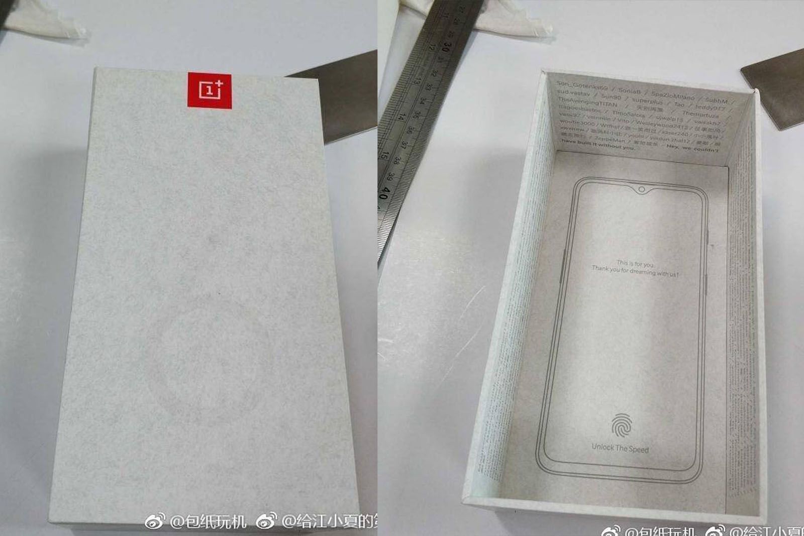 Alleged OnePlus 6T retail box image 1