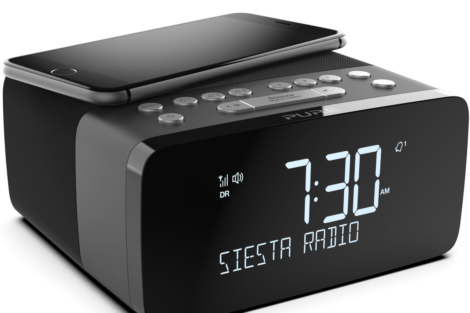 Pures new alarm clock DAB radio can wirelessly charge your phone image 1