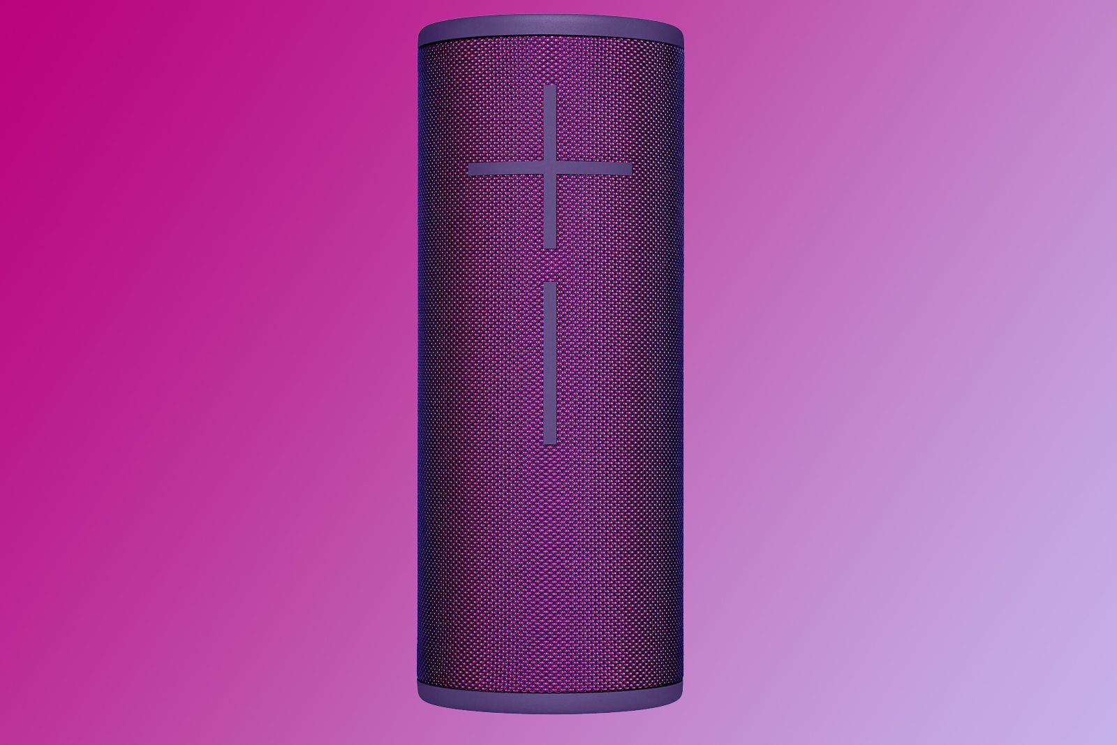 UE Megaboom 3 on a purple gradient background