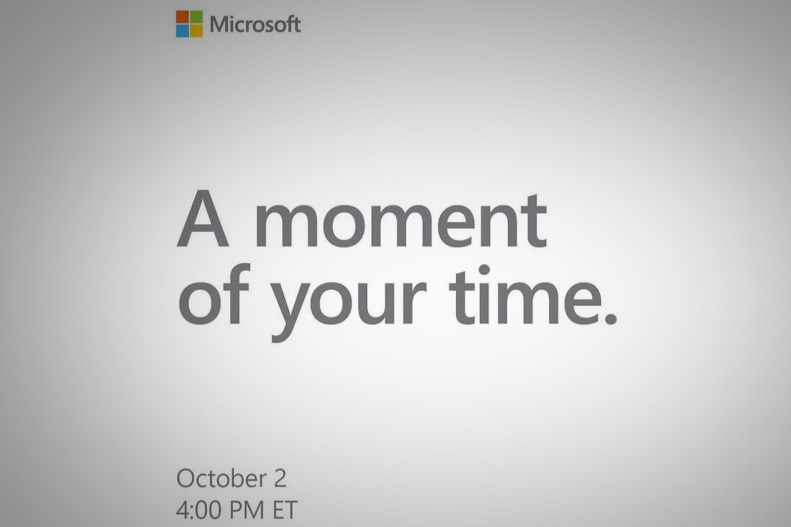 Microsoft is holding a Surface event on 2 October image 1