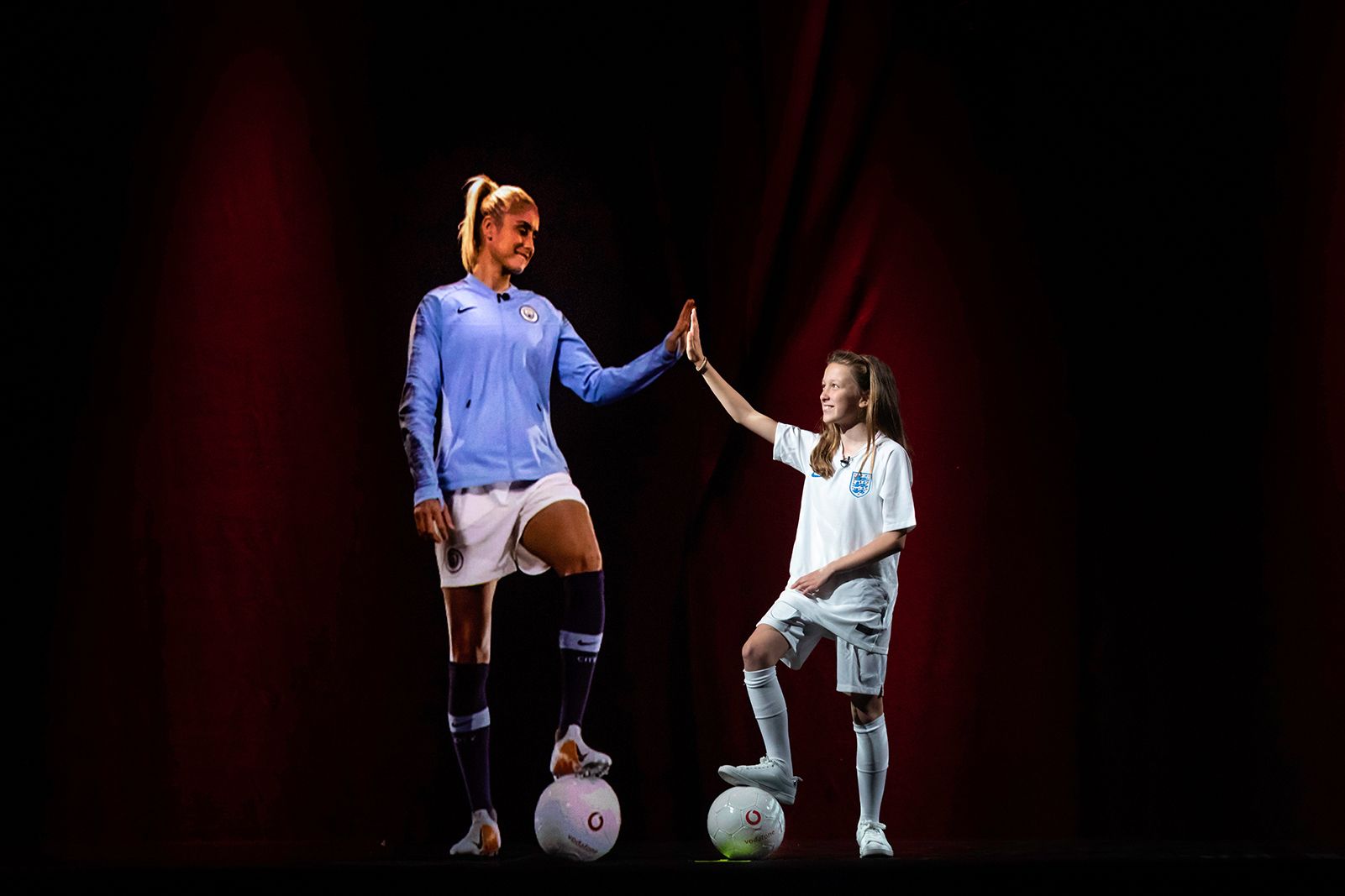 Vodafones 5G holographic call England captain Steph Houghton explains her part in it image 1