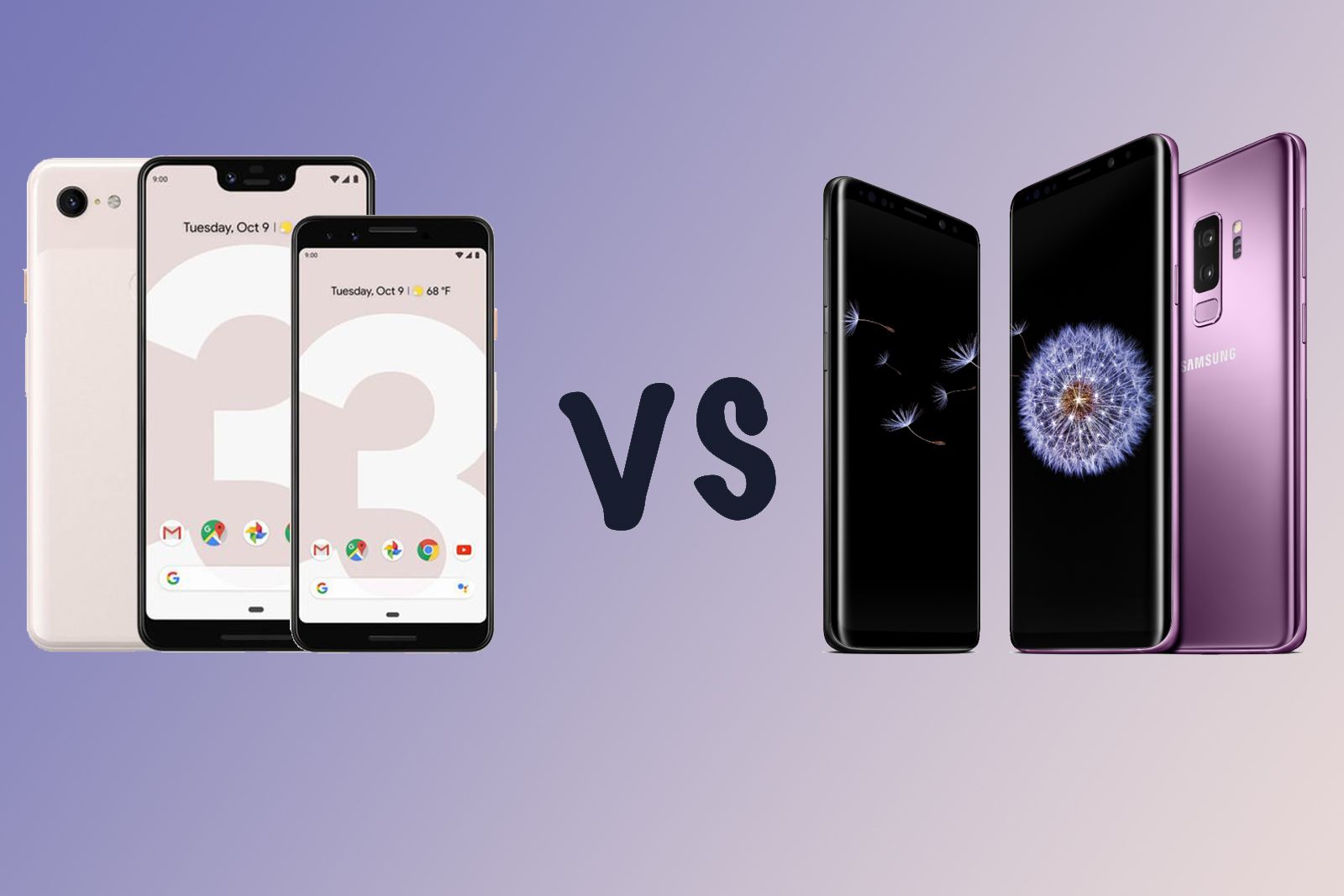 Google Pixel 3 and 3 XL vs Samsung Galaxy S9 and S9 Which should you buy image 1
