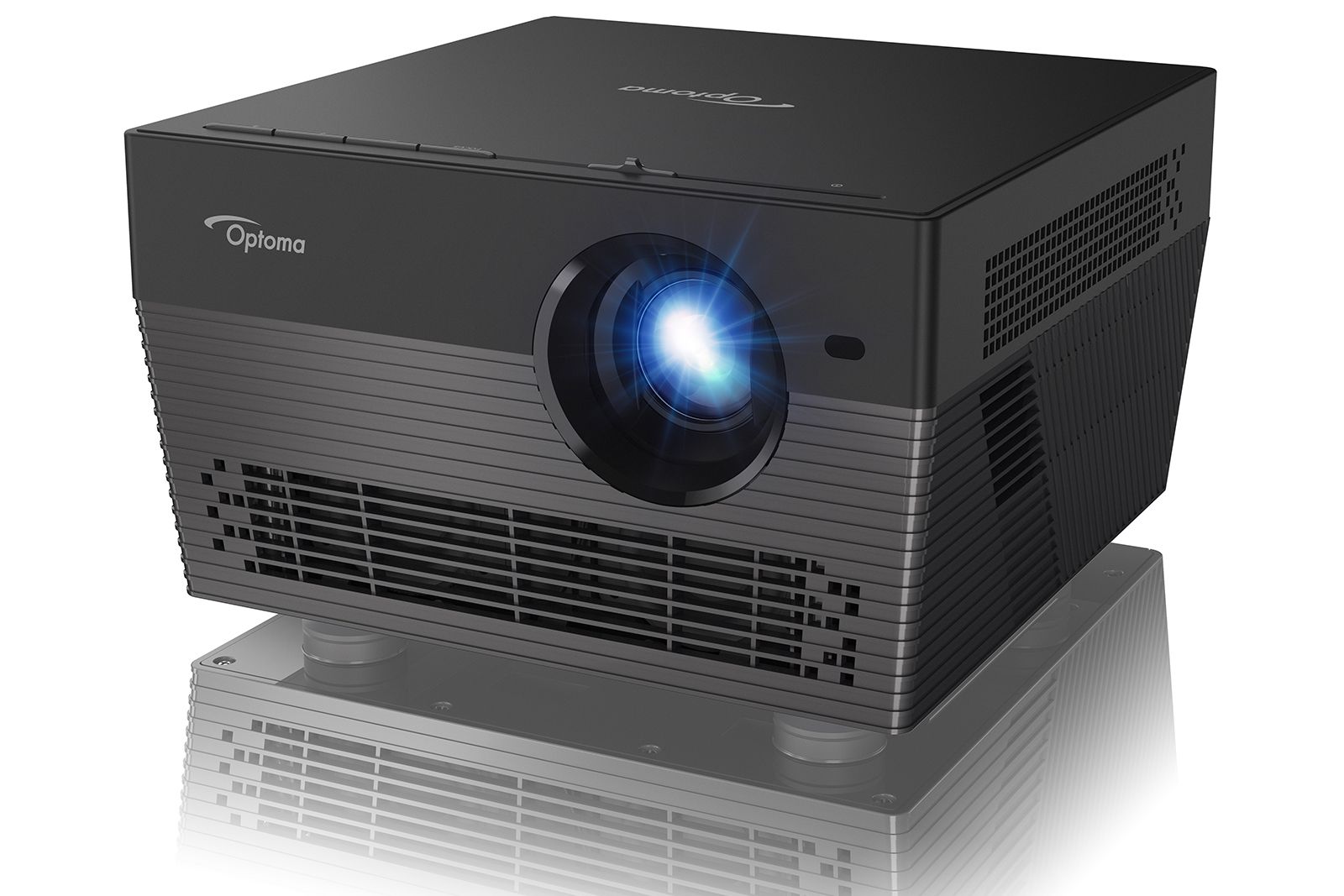 Optoma UHL55 is a 4K HDR projector with Alexa and speakers built in image 1