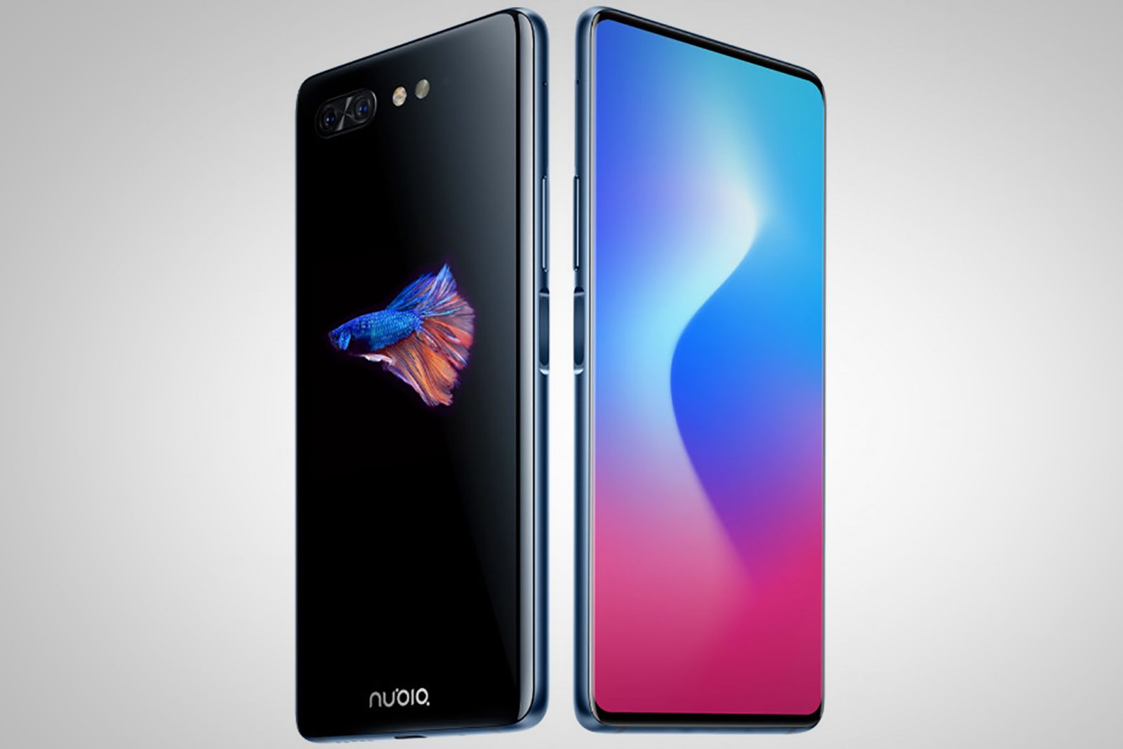 The Nubia X has an OLED screen on the back that completely disappears image 1