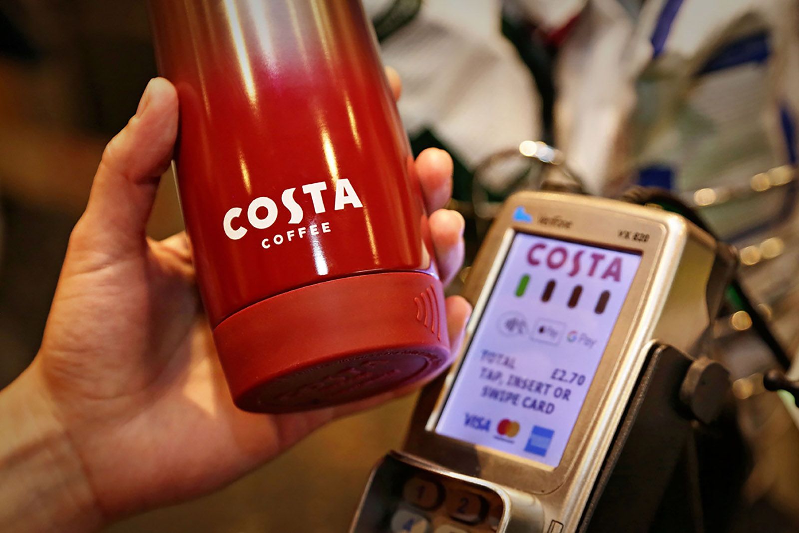 Costa Clever Cup will hold your coffee refills and pay for them through contactless too image 1