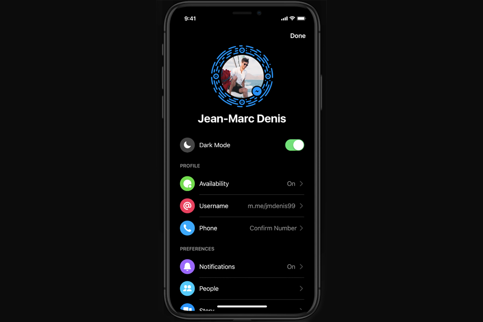 How To Enable Facebook Messengers Dark Mode image 3