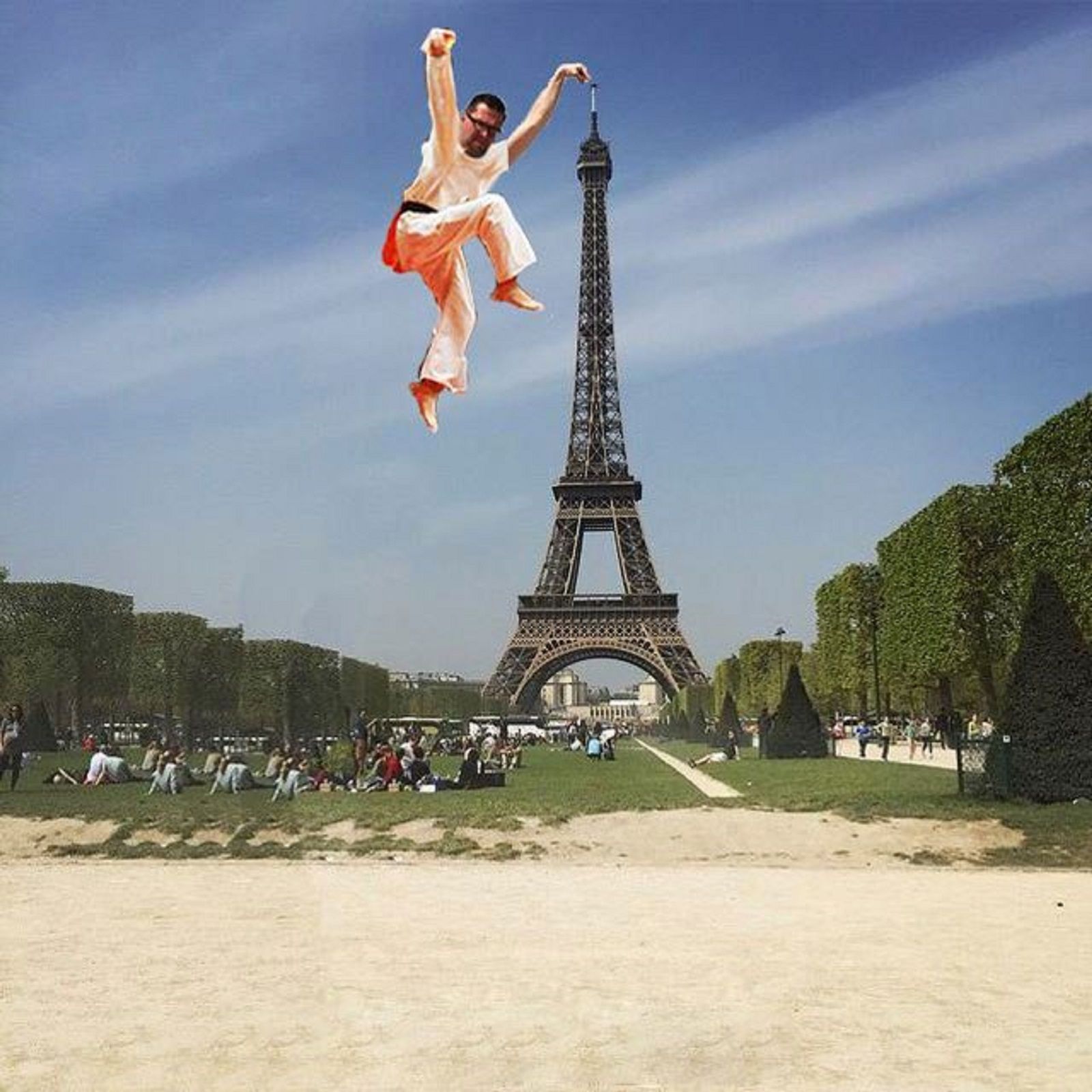 Celebrate 130 years since the Inauguration of the Eiffel Tower with hilarious Photoshoppings image 19
