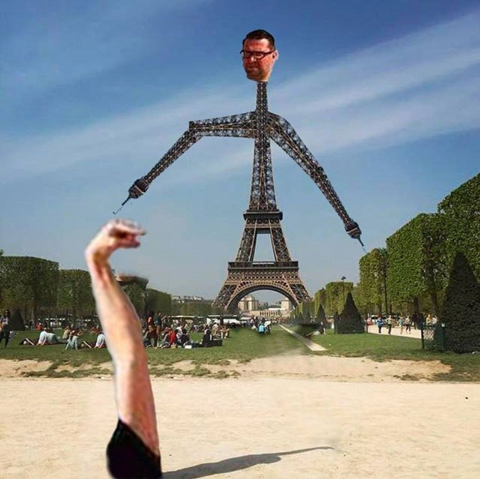 Celebrate 130 years since the Inauguration of the Eiffel Tower with hilarious Photoshoppings image 20