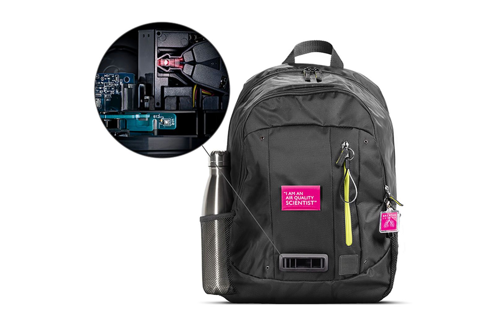 Dyson backpack monitors air quality to report on pollutants that Londons kids are breathing image 1