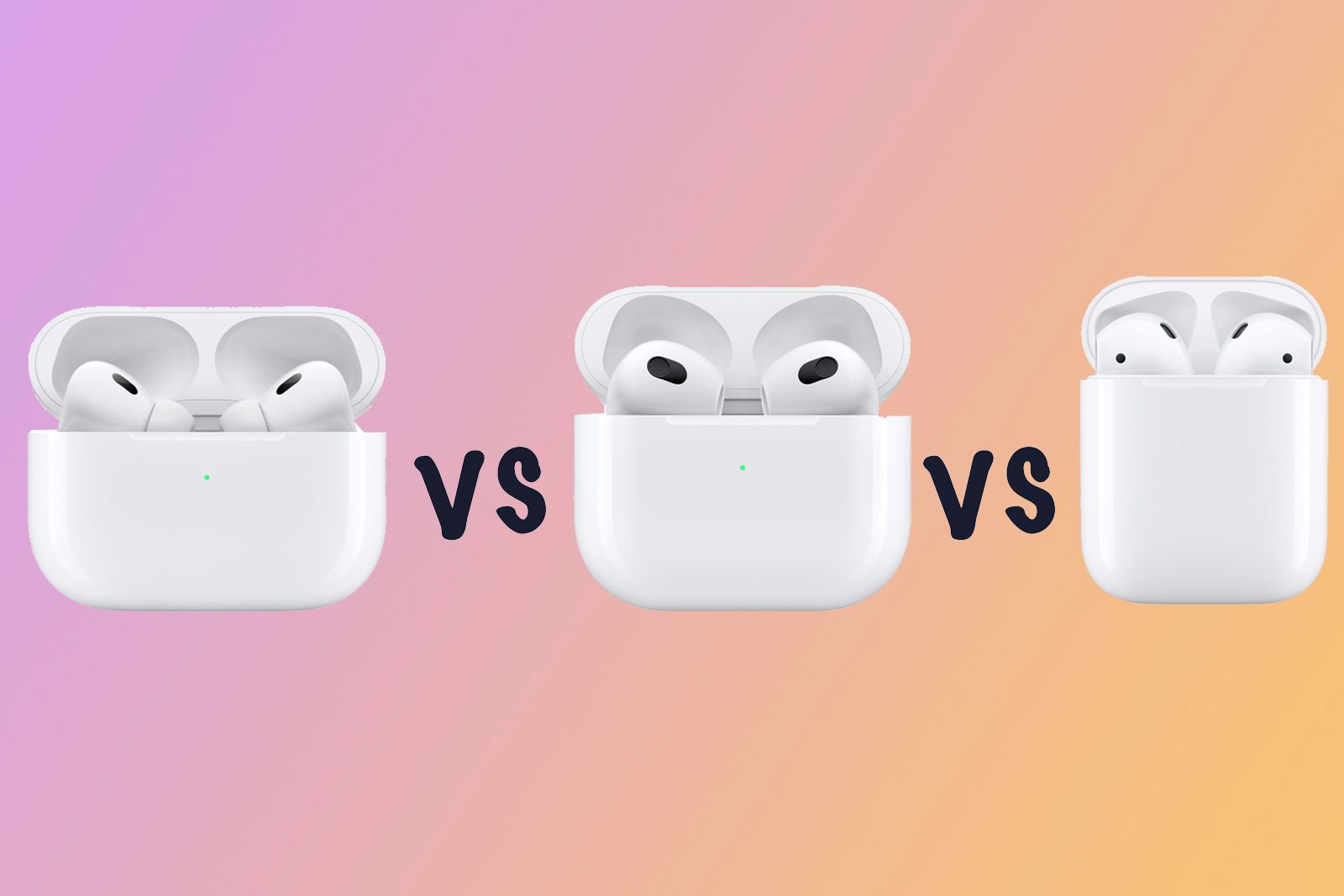 Losjes bron Geruïneerd Apple AirPods Pro 2 vs AirPods 3 vs AirPods 2: Differences