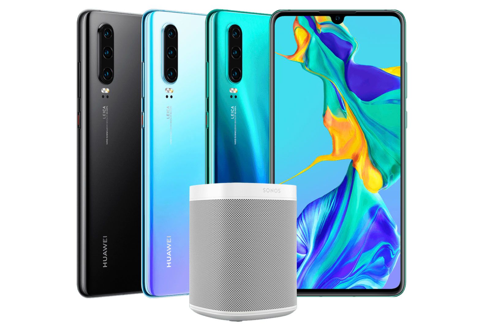 Huawei P30 pre-order deals will include a Sonos One image 1