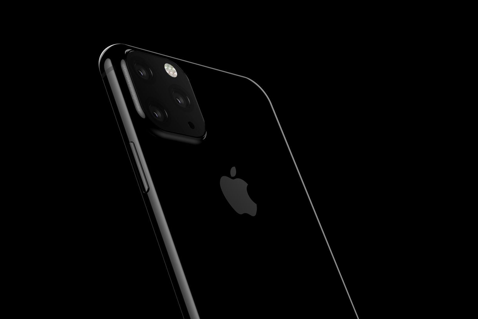 These plans reveal the shape and camera setup of the iPhone XI image 1