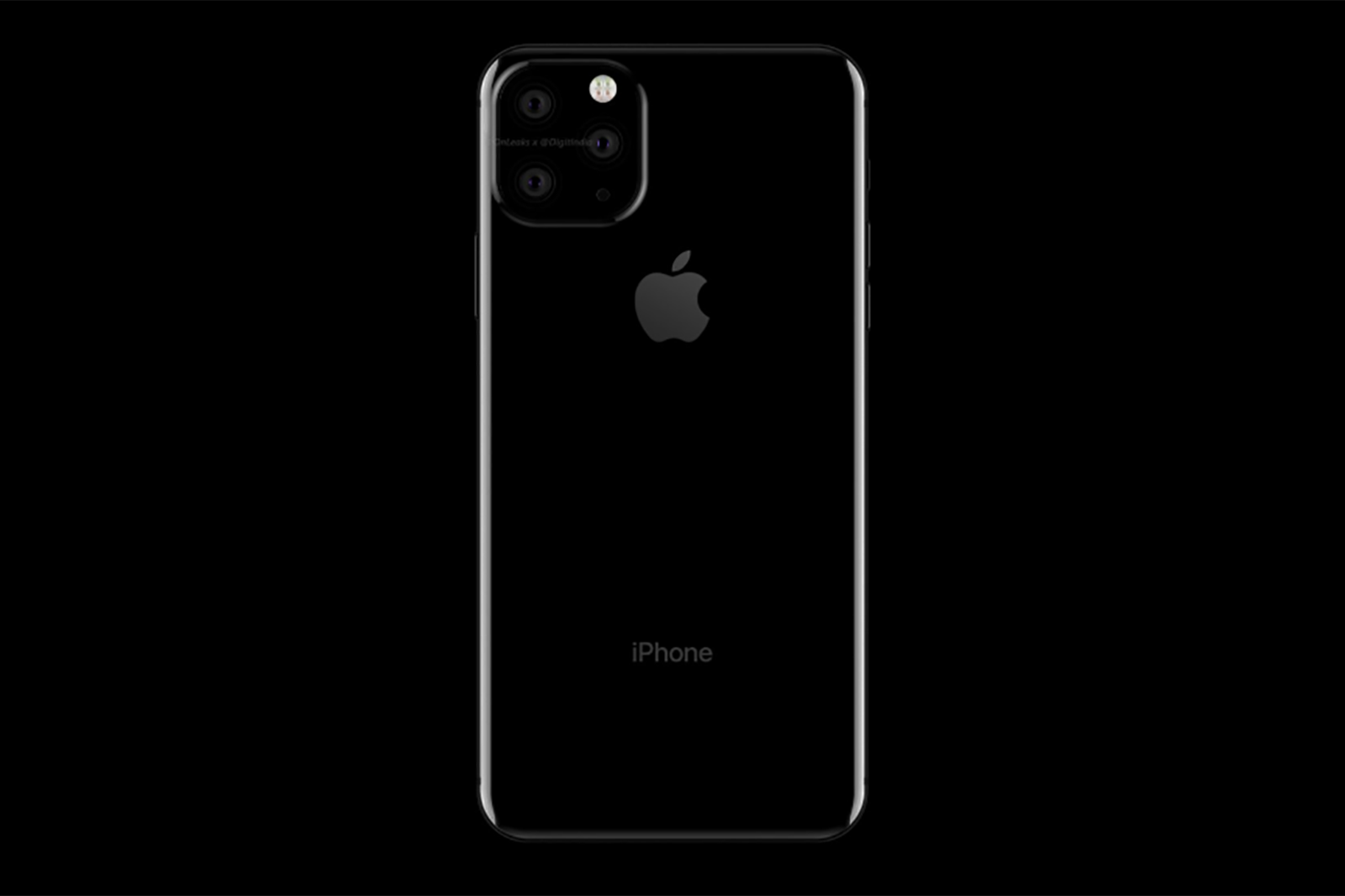 Apples 2019 iPhone will have inconspicuous triple-lens camera with black coating image 1