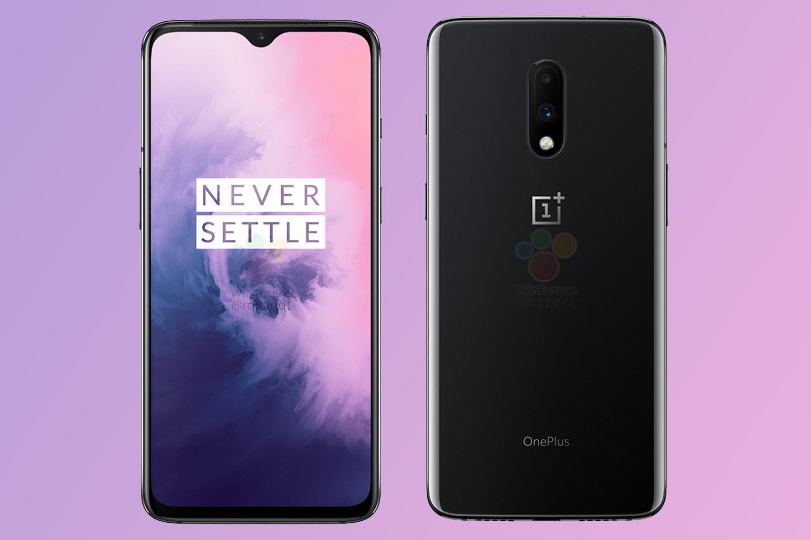 OnePlus 7 press images confirm an almost identical design to the OnePlus 6T image 1