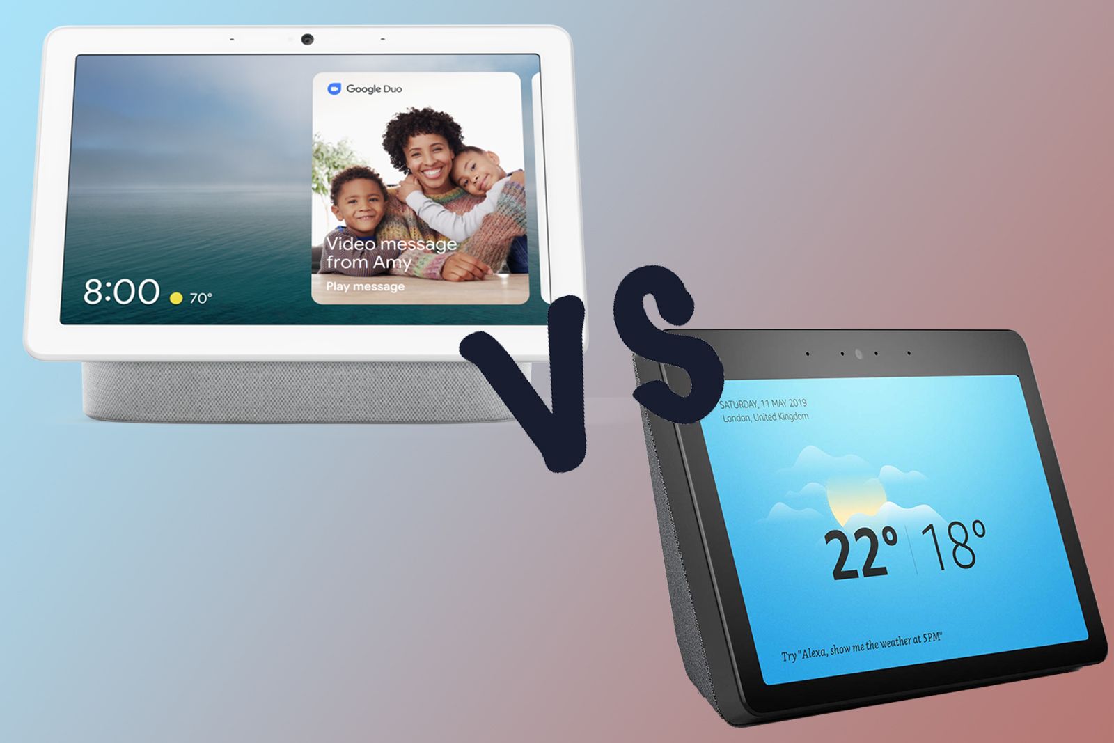 Google nest hub max store vs amazon echo show