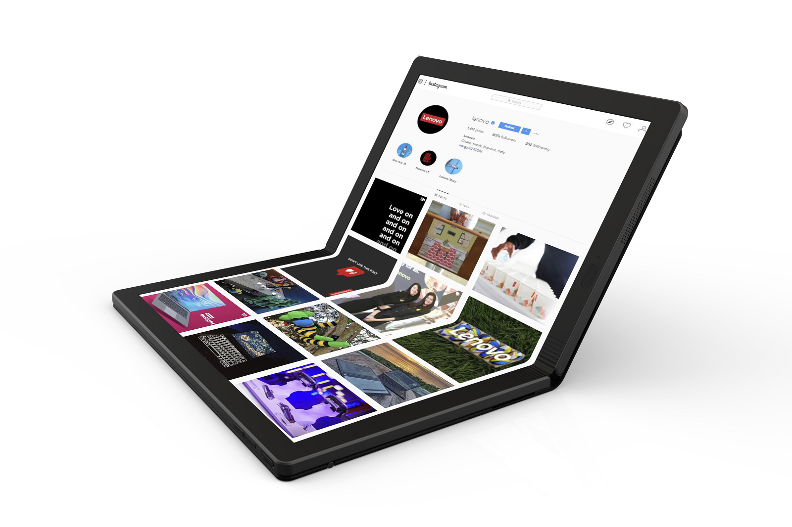 Lenovo reveals the worlds first foldable laptop coming 2020 image 1