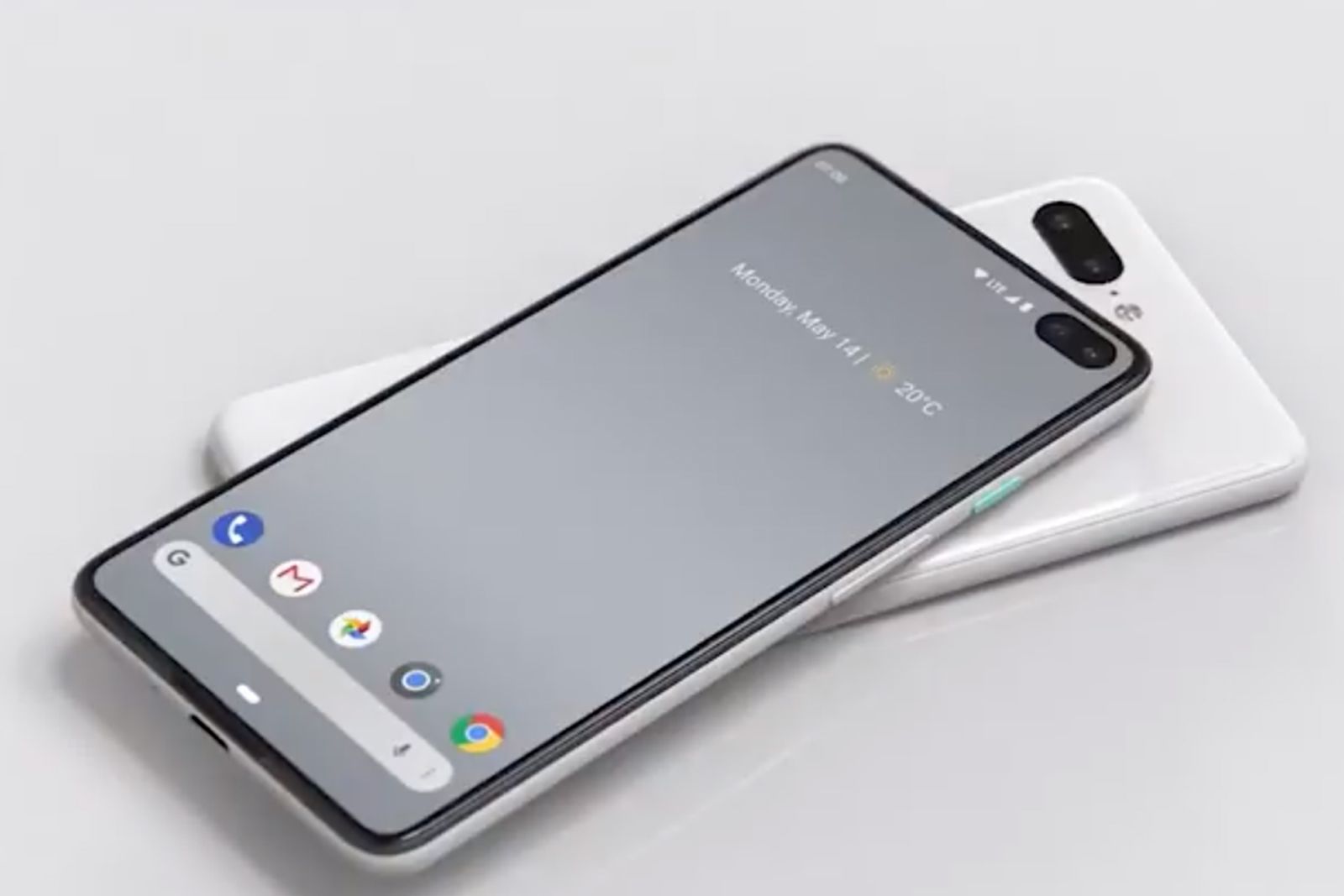 Google Pixel 4 leak suggests no physical buttons and punch hole front camera image 1