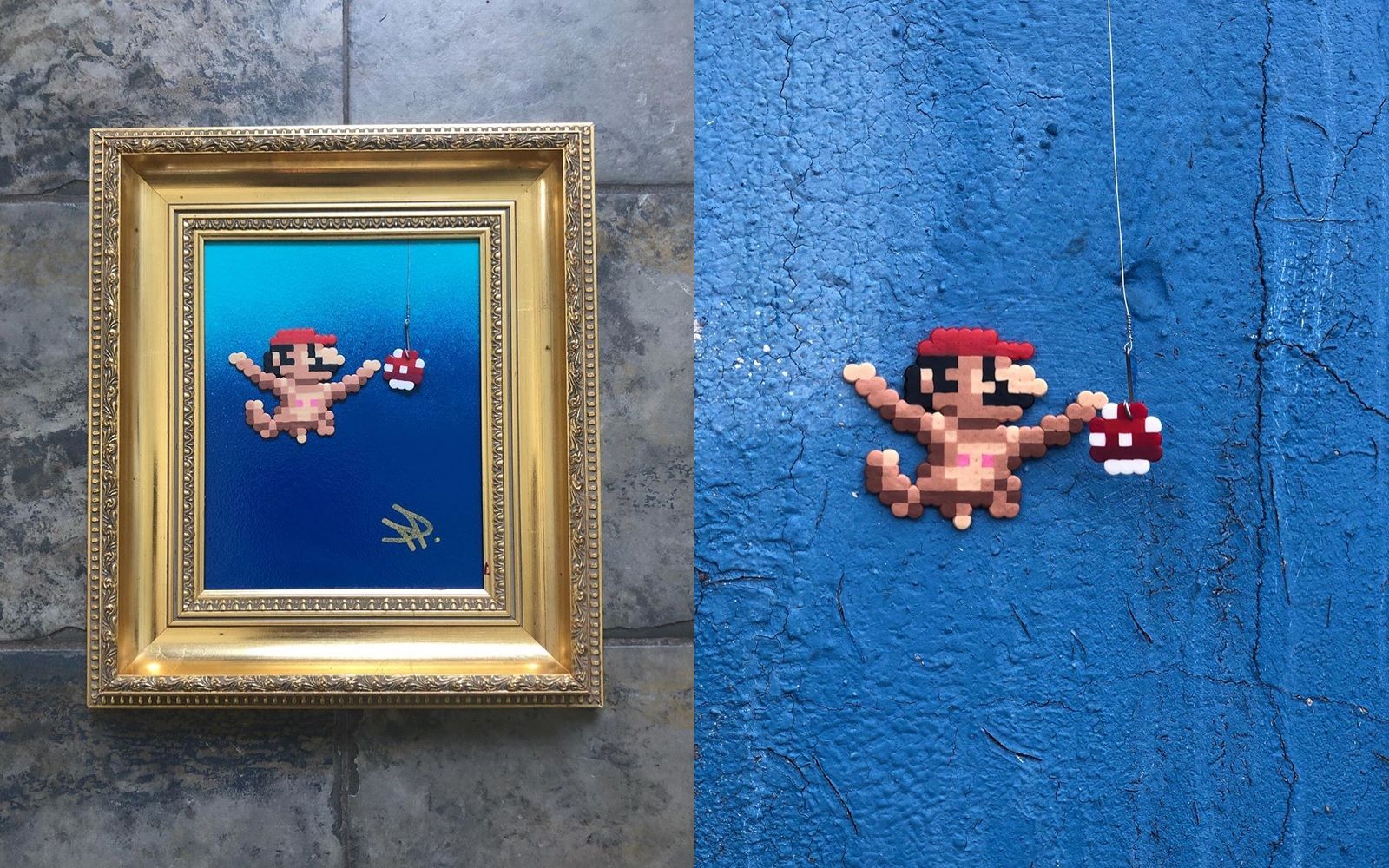 Fantastic Street Artist Transforms The World With Incredible Pixel Art image 6