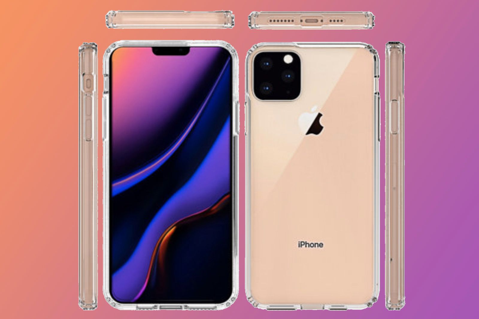 Apple iPhone 11 Max case suggests no USB Type-C and that square rear camera again image 1