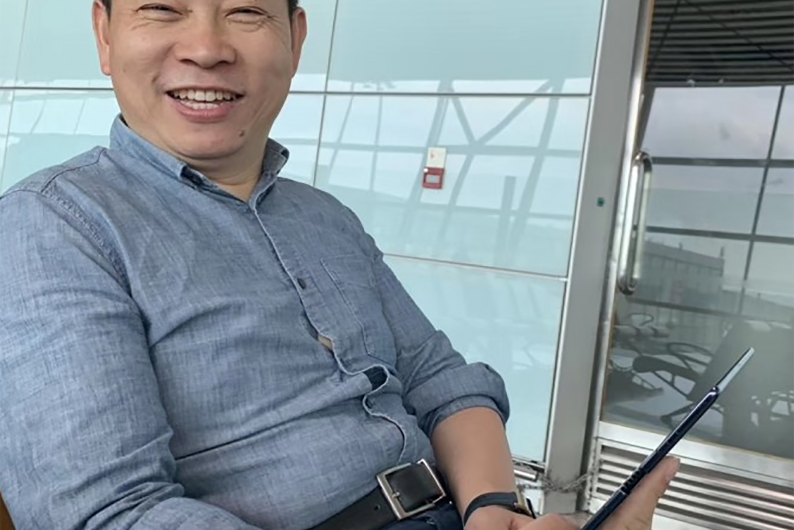 Huawei CEO spotted with a Mate X Will the foldable launch in September image 1