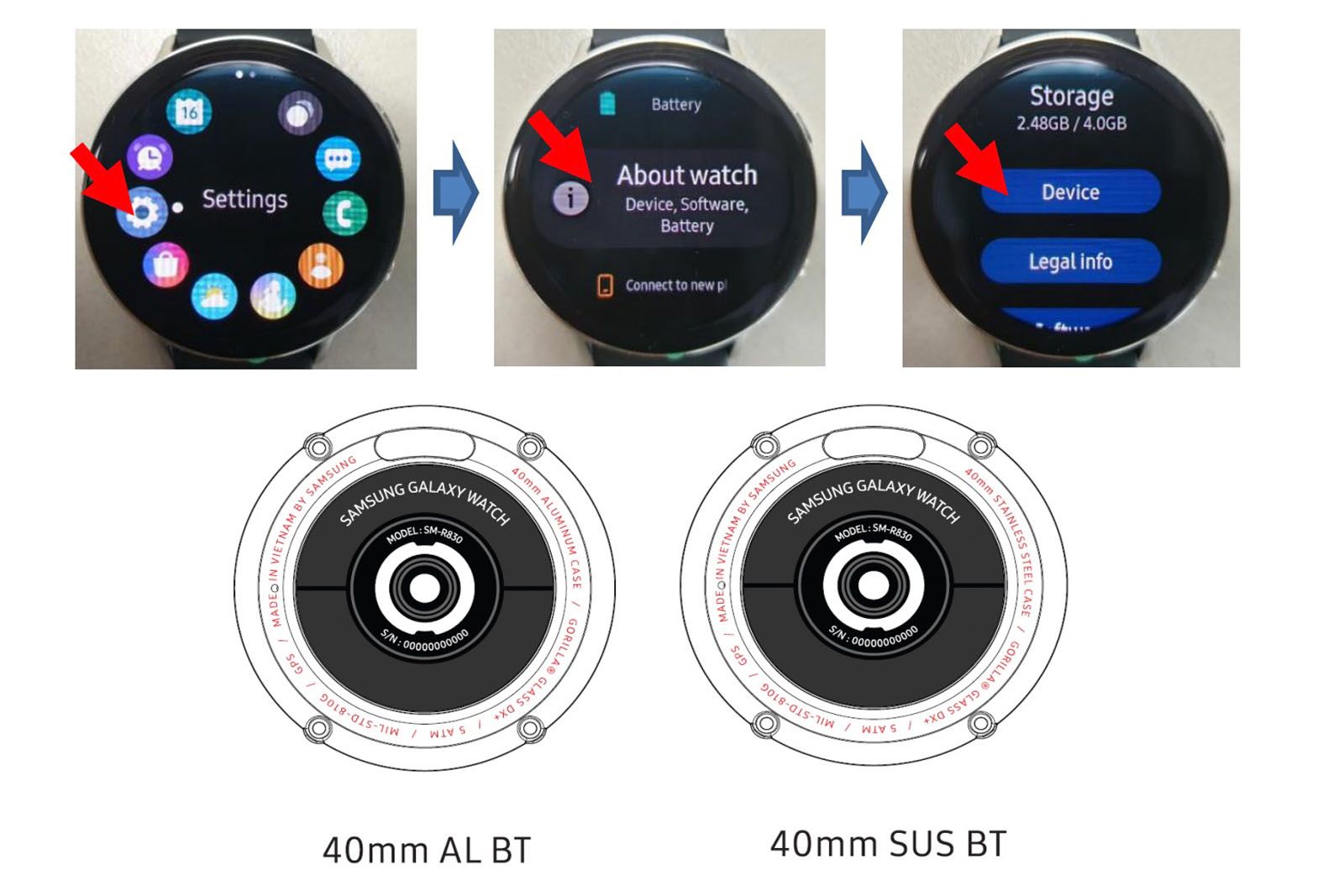 Samsung Galaxy Watch Active 2 design and specs revealed by FCC leak image 2