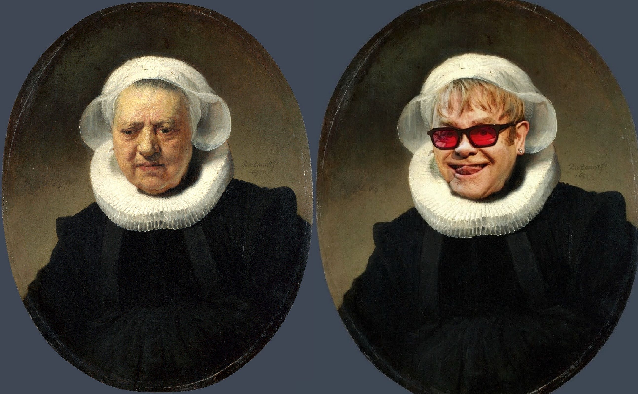 Hilarious Images Of Celebrities Photoshopped Into Renaissance Paintings image 18