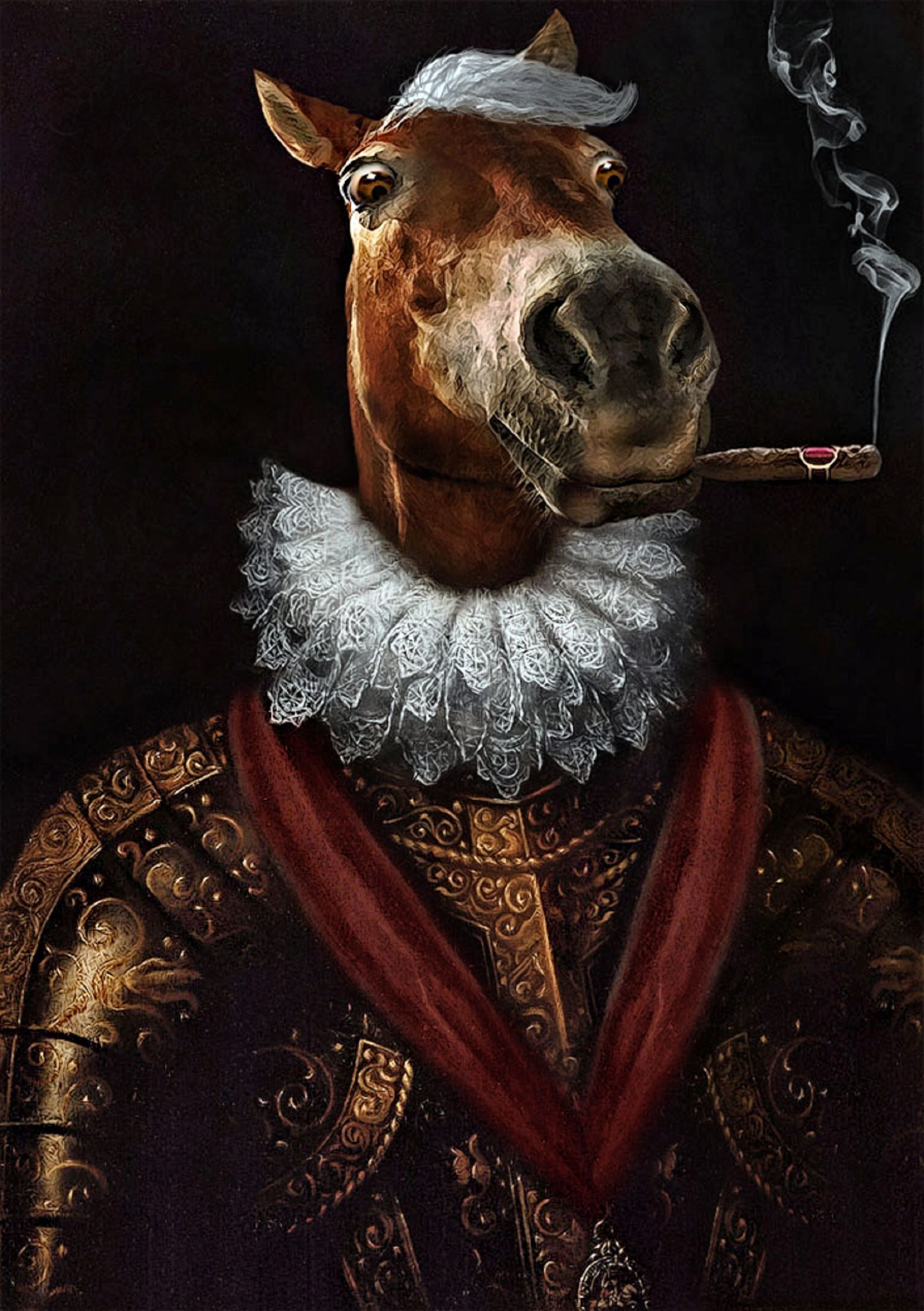 Amusing Images Of Animals Photoshopped Into Renaissance Paintings image 13