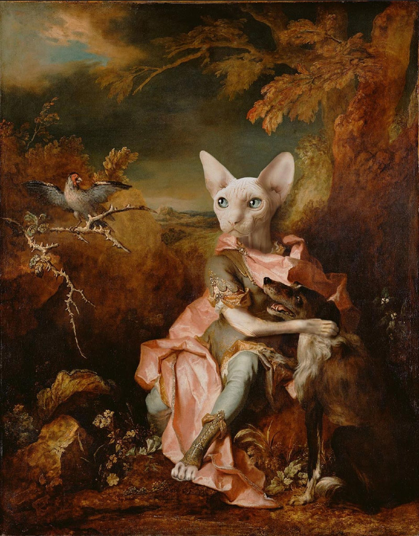 Amusing Images Of Animals Photoshopped Into Renaissance Paintings image 14