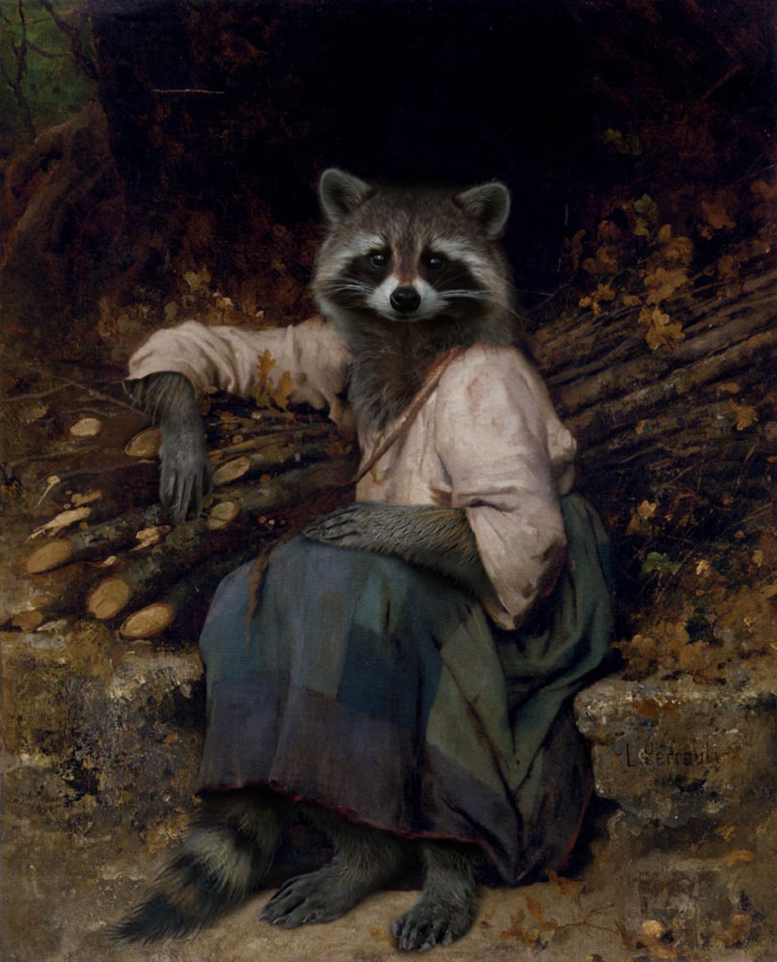 Amusing Images Of Animals Photoshopped Into Renaissance Paintings image 17