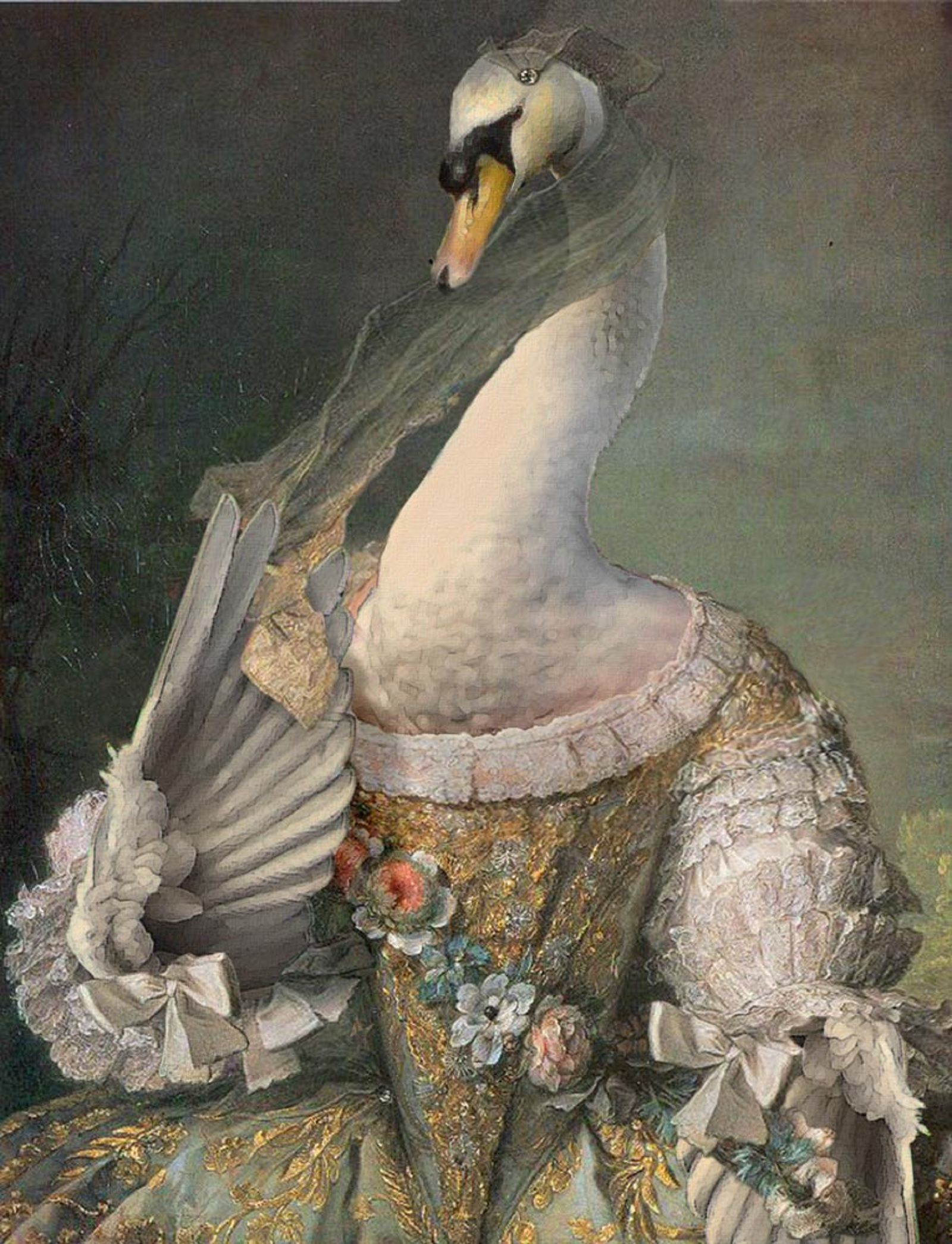Amusing Images Of Animals Photoshopped Into Renaissance Paintings image 21