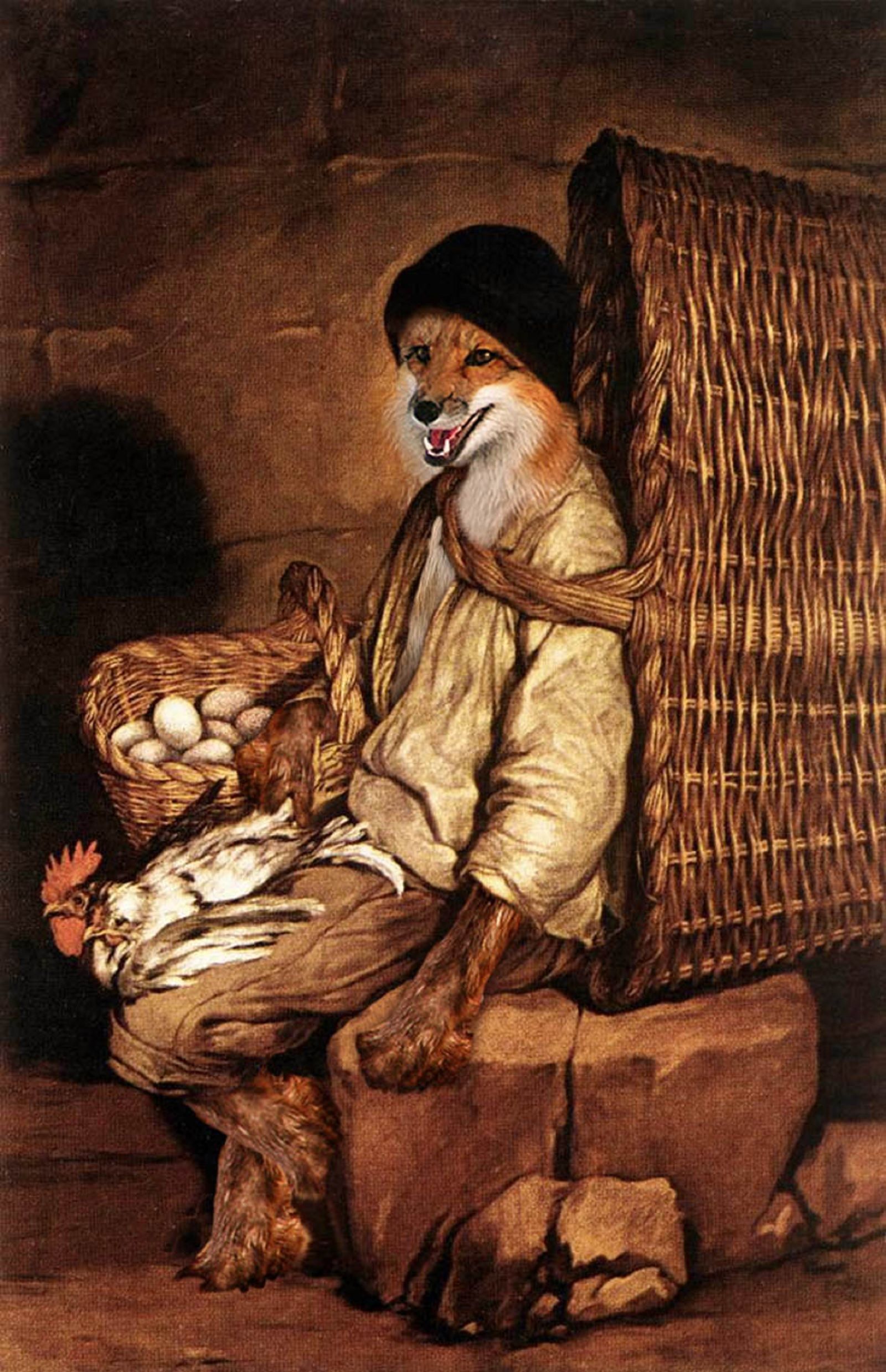 Amusing Images Of Animals Photoshopped Into Renaissance Paintings image 23