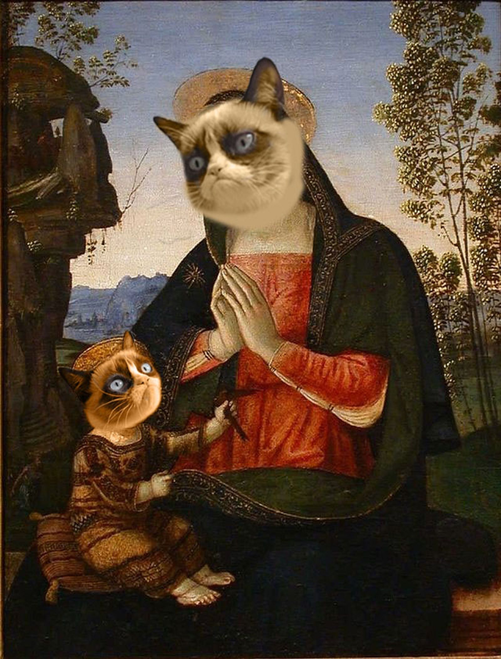 Amusing Images Of Animals Photoshopped Into Renaissance Paintings image 5